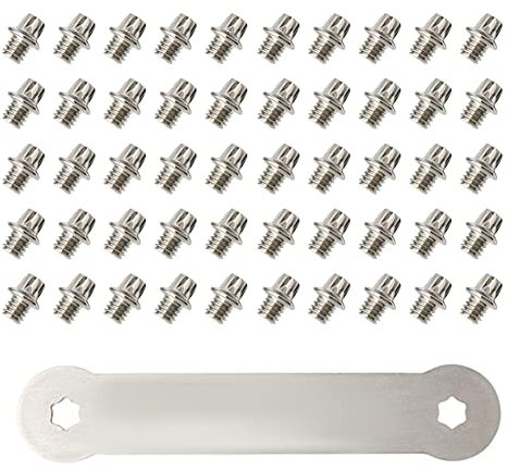HoveeLuty Fahrrad Pedal Schraube Bolzen Kit M4 Edelstahl Anti-ski-straße 51 Stücke