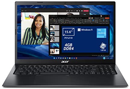 Acer Extensa 15 EX215-32-C40M Pc Portatile, Notebook, Processore Intel Celeron N4500, Ram 4 GB DDR4, 128 GB PCIe NVMe SSD, Display 15.6 IPS FHD LCD, Scheda Grafica Intel UHD, Windows 11 Pro