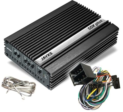 MEDIADOX Auto/KFZ Plug & Play Upgrade Verstärker/Endstufe + Kabel Set 5DX-Plus von JAYKS kompatibel mit VW Volkswagen (IIII)