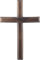 Craft&Style Kruzifix Holzkreuz Wandkreuz schlichtes dunkles Holz natur braun HxB: 30x20cm