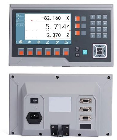 LCD 3Axis Digital Readout Linear Glass Scale 5µm Lathe Mill Machine (3 Achsen Digitalanzeige)