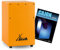 XDrum KC-37OG Kinder-Cajon Set - Kleine Cajon speziell für Kinder - Nur 36 cm hoch - Snare-Effekt durch stimmbare Gitarrensaiten - Spar-Set mit Cajon-Schule für Einsteiger - Orange