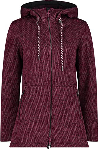 CMP Damen Strickfleece rot 40
