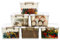 Citylife 6 Pack Small Storage Box with Lids Stackable Plastic Storage Box with Clear Storage Boxes with Handles for Kitchen Closet,1.25L,Grey