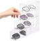 Aufbewahrungsbox für Brillen: Sonnenbrillen Aufbewahrung mit 4 Schubladen Acryl Klarheit Brillenbox Brillenaufbewahrung, Brillen Aufbewahrungsbox für Uhren Ketten, Brillen, Kosmetika, Lesebrillen