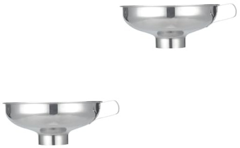 2 Stk Werkzeug Soßentrichter Haushaltstrichter Sieb Aus Edelstahl Marmeladentrichter Trichter Aus Edelstahl Rostfreier Stahl Gesichtsleck