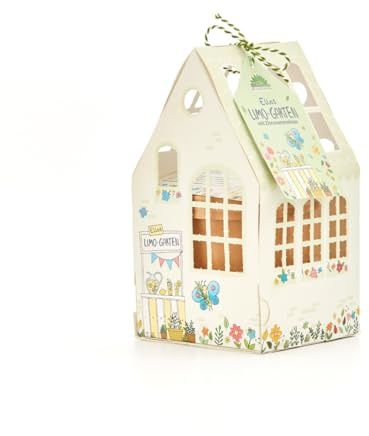 Gewächshaus Ellas Limogarten von Die Stadtgärtner | Anzuchtset mit Bio-Zitronenmelissensaatgut für die erste eigene Limo| Geschenkidee für Kinder inkl. Limoadenrezept