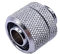 Acahhotxx 8 Stück G1/4 Zoll bis 10 x 13 mm Klemmverschraubung für weiche Schläuche, PC-Wasserkühlungssystem, Schwarz / Silber, weiche Rohr-Kompressionsverschraubungen