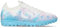 Sondico Kids Blaze Junior Astro Turf Trainers Football Boots White/Pink/Blue 4 (36.5)