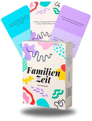 YourLoveChallenge® Familienzeit – 100 interaktive Frage Spielkarten – Spannendes Spiel für die Familie, ideales Spiel für unvergessliche Momente & tiefgründige Gespräche mit den Kindern