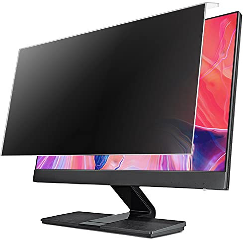 HXLDZOU Monitor-Sichtschutzfilter, Sichtschutzfilter zum Aufhängen am Bildschirm, Blendschutz, Augenschutz, Acryl-Schutzfolie, 17–32 Zoll, geeignet für Schulen (27in(612 * 356mm))