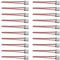 Create idea 20pcs USB Type-C 2 Pin Plug Welding Wire Cable Repair Socket 9 x 9mm for Mobile Phone Charging DIY Retrofit Charging Port