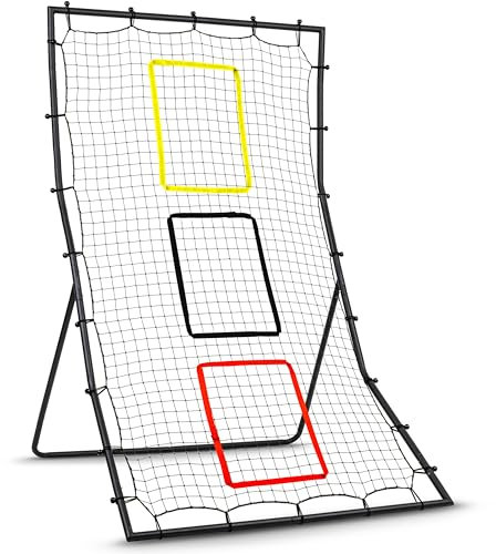 GoSports Baseball- und Softball-Rebounder, für Pitching und Fielding, 180 x 120 cm, mit 3 Zielzonen