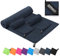 EOPUOZS Asciugamano Microfibra Set di 3, Asciugatura Rapida Assorbente Asciugamano Palestra, Leggero Telo da Viaggio Ideale per Fitness, Viaggi, Spiaggia, Yoga, Sauna, Campeggio (Blu Navy)