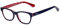 Edison & King Lesebrille „Endless“ - Moderne Kunststoffbrille aus Acetat - Gläser gespiegelt und gehärtet - Blaulichtfilter (blau-rot, +1,25 dpt)