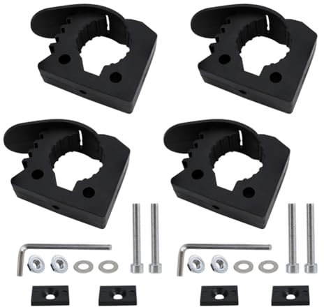 Steowsey Universal Quick Installation Clamp with Installation Kit for 3-4cm Pipe Fixing Clamp