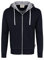 HAKRO Jacke mit Kapuze Bonded - 455 - schwarz/silber - Größe: M