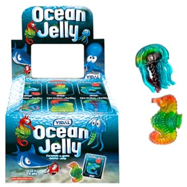 Vidal Ocean Jelly Slurps Karten 11 x 6 Stück (1 Stück)