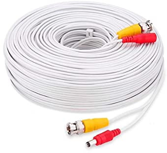 TEMPO DI SALDI Cavo da 20 Metri per Telecamere Audio Video AHD di 1080P RCA BNC e Alimentazione