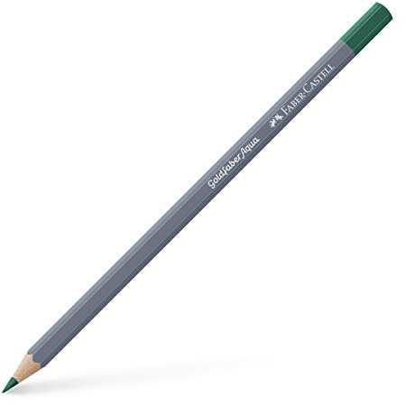 Faber-Castell Creative Studio Goldfaber Aqua Watercolour Pencil, Emerald Green (163) Single Pencil, for Art, Craft, Drawing, Sketching, Home, School, University, Colouring