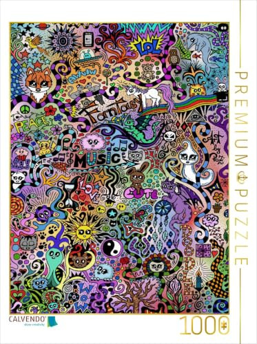 CALVENDO Puzzle Doodle | 1000 Teile Lege-Größe 48 x 64 cm Foto-Puzzle für glückliche Stunden