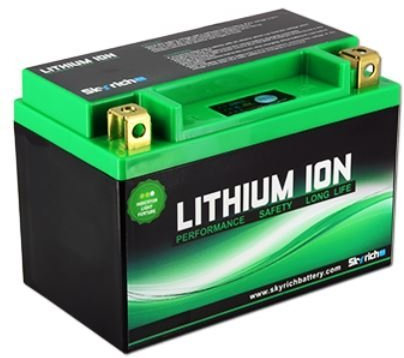 MIM Distribution Batteria Litio SKYRICH YTX9-BS 12 V 8 AH Compatibile VT C/CD Shadow 600 1990/2003