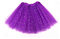 Taigood Robe de Fille Princesses Etoiles Sequins Party Dance Ballet Tutu Jupes Violet Taille Unique