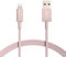 Amazon Basics 2-Pack USB-A to Lightning Charger Cable, Nylon Braided Cord, MFi Certified Charger for Apple iPhone 14 13 12 11 X Xs Pro, Pro Max, Plus, iPad, 1.8 m, Rose Gold