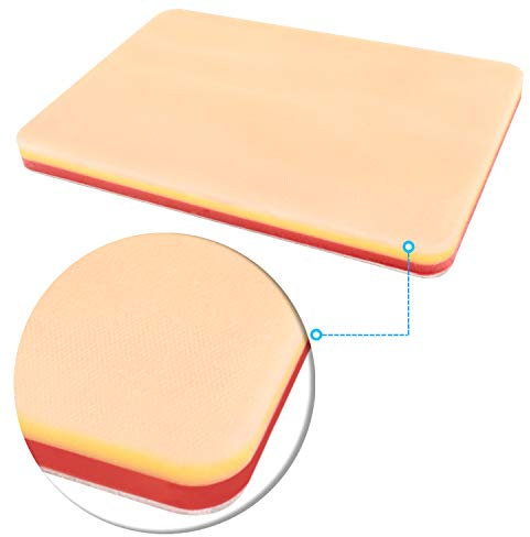 Medarchitect Nahtpolster zum Selbermachen, mit Haken- und Schlaufen-Design (patentiert), für fortgeschrittene Nähteübungen. Ersatz – zusammen mit MA ASB Gerät verwenden