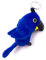 Onwomania Plüschtier Stofftier Kuscheltier Vogel Papagei Hyazinth Ara Blau