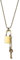 Flongo Männer Kette Frauen Pullover Halskette Mehrschicht Kette Klobige Choker E-Girl E-Boy Schmuck Emo Gotik mit Schlüssel Schloss Lock Anhänger
