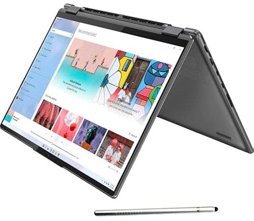 Lenovo Yoga 7i 2-in-1 Laptop, 16 2.5K Touchscreen, Intel 12th Evo Platform 12-Core i5-1240P, 8GB LPDDR5 RAM, 1TB SSD, Intel Iris Xe Graphics, Backlit KB, FP, Win11 H, W/ Stylus Pen