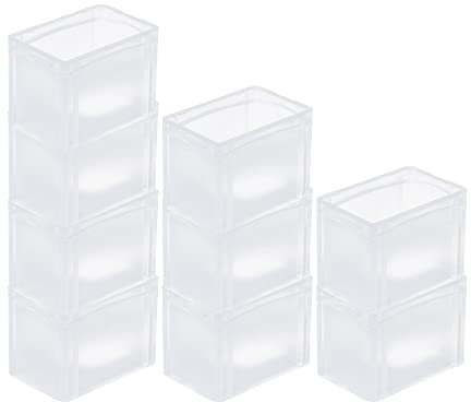 PROREGAL SuperSparSet 10x Transparenter Eurobehälter BasicLine mit geschlossenem Griff | HxBxT 22x20x30cm | 9,4 Liter | Eurobox, Transportbox, Transportbehälter, Stapelbehälter