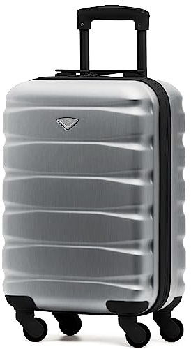Flight Knight ABS-Hartschalenkoffer Kabinen- und Handgepackoptionen, die fur uber 100 Fluggesellschaften zugelassen sind, darunter easyJet, British Airways, RyanAir, Virgin Atlantic, Emirates