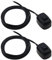 EMSea 2pcs Voiture Goutte d'eau Forme Pâte Type Bouton Interrupteur DC12-24V Off/on Bouton Poussoir pour Néons Diodes Électroluminescentes Pièces Automobiles Longueur 100cm
