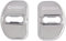 BRALEM 2 Pezzi Auto Coperchio Serratura Portiera per Smart 453 451 450 Fortwo Forfour, Antiruggine Anti Corrosivo Copri Serrature Portiere Coperture Protettive Accessori Protezione Interni