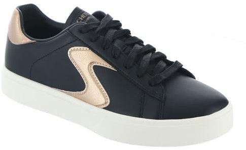 Skechers Sneakers Donna, Nero/Oro Rosa., 35.5 EU