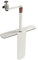 Projector Stand Bedside Sofa Projector Mount Base, 24‑40CM 360 Degree Adjustable Table Side Projector Bracket Holder, 1/4in Universal Thread, Plug-In Stable Base (White)