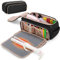 Yarwo Borsa da Viaggio per Strumenti per Capelli con Tappetino Resistente al Calore per lisciante/arricciacapelli, Organizer 2 in 1 con Tasche, Nero