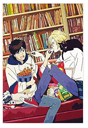 EYEZER Exklusive Kunst Anime Banana Fish Poster 26 Leinwand Poster Schlafzimmer Dekor Sport Landschaft Büro Zimmer Dekor Geschenk Unrahmen-Stil 20 x 30 cm