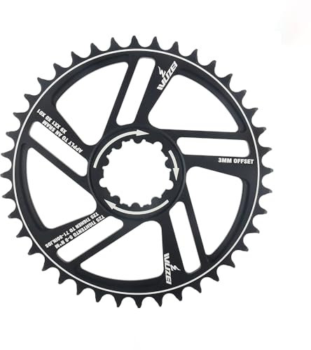 KTKEET GXP - Plato de bicicleta de montaña de 1/3/6 mm, montaje directo, 30/32/34/36/38/40/42T, plato estrecho y ancho para bielas SRAM X9 XX1 XO XO1 GXP (3 mm de desplazamiento 32T)