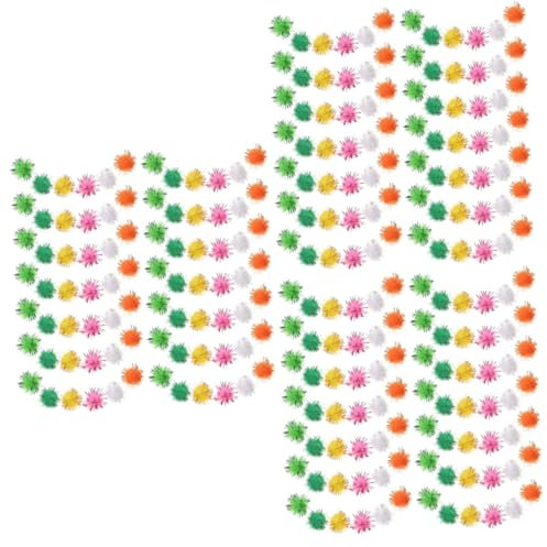 STOBOK 3000stücke Kleine Pompons Für Bastelarbeiten Bunte Pom Pom Bälle Für -projekte Kunsthandwerk Dekorationen Und Mehr Vielseitig Einsetzbar