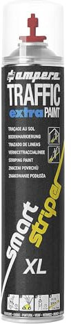 Ampere | Peinture de marquage Traffic extra Paint® XL | contenu 750 ml | lot de 6 aérosols | rouge