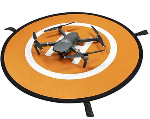 Drohne Landeplatz für DJI Modell 29.5 in / 75cm Fast-Fold Double Sided Quadcopter Landing Pad Universal Landing Pad Drohne Zubehör Wasserdichte Landematte für RC Hubschrauber Drohne (29,5 * 11 Zoll)