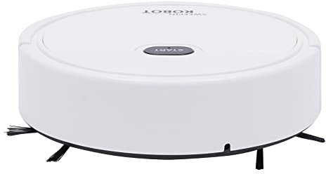 Qussse Automatischer Staubsaugerroboter, 3in1 Saugen Wischen Saugroboter Wischfunktion Staubsauger Nass-Trocken-Saugrobot für Haus, Büro, Friseur, Bibliothek