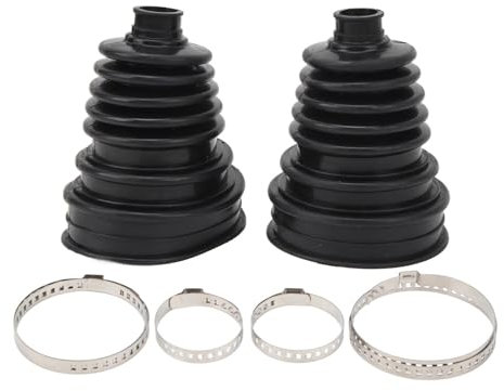 AOWINHIT 2-teiliges Universal-Gleichlaufgelenkmanschetten-Set, Hochflexible CV-Manschetten, Silikon-Antriebswellen-Gelenkmanschettenabdeckung,SCHL?sser und Zubeh?r