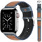 Fullmosa Kompatibel mit Apple Watch Armband 46mm 45mm 49mm 44mm 42mm 38mm 40mm,Herren Leder Ersatzarmbänder für iWatch Series Ultra 2 Ultra Series 10 9 8 7 6 SE 5 4 3 2 1