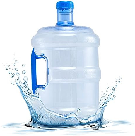 Bouteille d'eau en plastique 10L JUG à eau avec poignée fuite bouteille transparente sans odeur scellée réutilisable résistant à la bouteille d'eau portable pour la poussière pour la maison extérieu