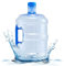 Bouteille d'eau en plastique 10L JUG à eau avec poignée fuite bouteille transparente sans odeur scellée réutilisable résistant à la bouteille d'eau portable pour la poussière pour la maison extérieu