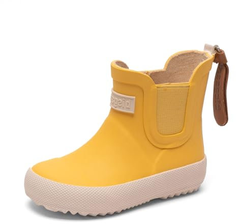Bisgaard Baby Rubber, Stivali in Gomma Unisex - Bambini e ragazzi, Lemon, 25 EU
